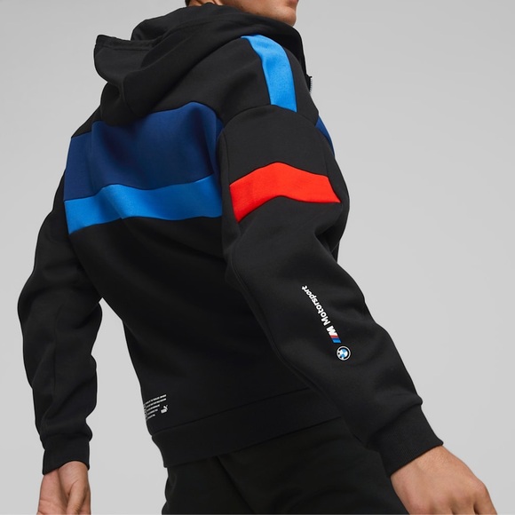 Puma • BMW M Motorsport SDS Motorsport Sweat Full Zip Hoodie Jacket - Picture 3 of 10